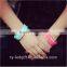 Factory for the new 2016 silicone electronic LED watches magnet bracelet watches