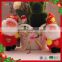 Partypro 2015 New Product Christmas Toy Funny Small Flannel Santa Claus