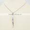 Charm 316L Stainless Steel Silver Chili Pendant Necklace