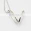 Top quality steel photo frame locket pendant oval photo frame pendant for women