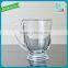 hot sale glass mug transparent U shape glass mug design glass mug unique style bottom