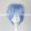 Fashion New Kuroko's Basketball Kuroko Tetsuya 32cm Short Ice Blue Synthetic Anime Cosplay Wig