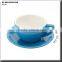 black 200ml porcelain cup & saucer set