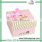 Fashion design custom small paper gift box with lid