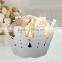 Halloween promotional laser cut cupcake wrapper decoration