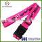 Custom Logo Personalized Elastic Luggage Strap, Pink Color Luggage Strap, Custom Luggage Strap