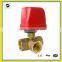 24V AC/DC AC220V 3 way 220V electric brass ball valve BSPP for Fan coil units