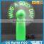 2016 SUNJET Shenzhen Customized flashing powerful battery operated hand fan