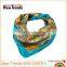 Spring & Summer Green Paisley Young Ladies Imitate Silk Scarf Sqaure Neck Scarf 90*90 cm