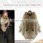 woolen Knitted Poncho Loose Warm Casual Knitwear