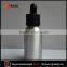 Seven Hot selling 30ml aluminum bottle with dropper for e vape oil with childproof cap personal care Use