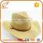 2016 design new products leather straw cowboy hat helmet