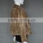 Long Sleeves Ladies Luxury Knitting Rabbit Fur Jacket Coat Women