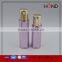 good quality hot sale 25ml/35ml/55ml/100ml/120ml white /purple lotion bottle with silver and gold lid