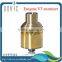 enigma v3 rda atomizer with plated gold positive post