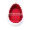 Arne Jacobsen label fiberglass hanging egg pod chair for living room