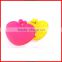Hot sale manufacturer fashion heart shaped silicone coin wallet