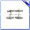 China Factory custom bronze silver nickel cufflinks