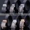 Factory Price 3.5cm Automatic Buckle Man Genuine Leather Ratchet Belts