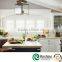 Decorative interior vinyl window shutter panel