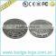 Newest Customized Logo Metal Silver Coin Bezel