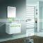 Green Painted Modern Style Wall Mounted Wooden Bathroom Vanity