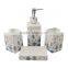  Ceramic bathroom accessories set