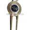 Antique Gold Golf Divot tool, golf divot parts