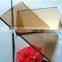 3mm, 5mm, 6mm top class reflective glass of bronze and green color