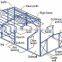 Steel structure shed design large span steel space frame structure workshop