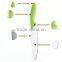 6 pcs pp handle kitchen knife set with colorful pp block plastic handle