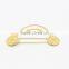 Cheap Price Double Coins Long Chains Simple Dress Brooch Pin For Women