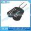 Shiny stainless steel dog tag with rubber silencers