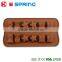 newest design chocolate Mini stars silicone Gift molds