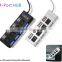 Portable 480MBPS usb 2.0 4 port hub from usb hub suppliers with Individual Power on/off Switches and LEDs indicator lights