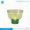 Honey comb shape acrylic plastic Clear salad bowl