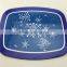 Exquisite food grade metal tin tray with CMYK printing