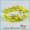 High Quality Colorful Leather Anchor Bracelet for Jewelry