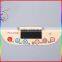 Waterproof LED membrane switch with LCD window
