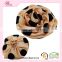Factory Price Fashion Porka Dots Silks and Satins Flower Decorations Satin Rose Hair Flowers