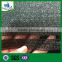 HDPE dark green safety privacy fence net with button hole for individual