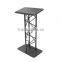 Truss metal wood podium pulpit lectern church school restaurant reception