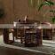 Modern small wooden dining table set