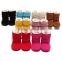 Top selling baby moccasin shoes leather soft sole baby boots