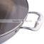 last style titanium cookware non stick wok 100% titanium kitchen appliance cooking pan accept OEM