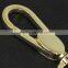 Gold zinc alloy swivel eye snap hook for handbag and backpack