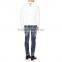Biker Jeans Blue Denim jeans pantalon (LOTK079)