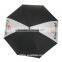Large size golf print your logo black and white color umbrella