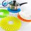 Creative Designing Silicone Placemat Fold Dinner Mat Round Table Coaster Heat Insulation Cushion