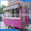 fast food vendor cart frozen yogurt kiosk with sliding glass windows